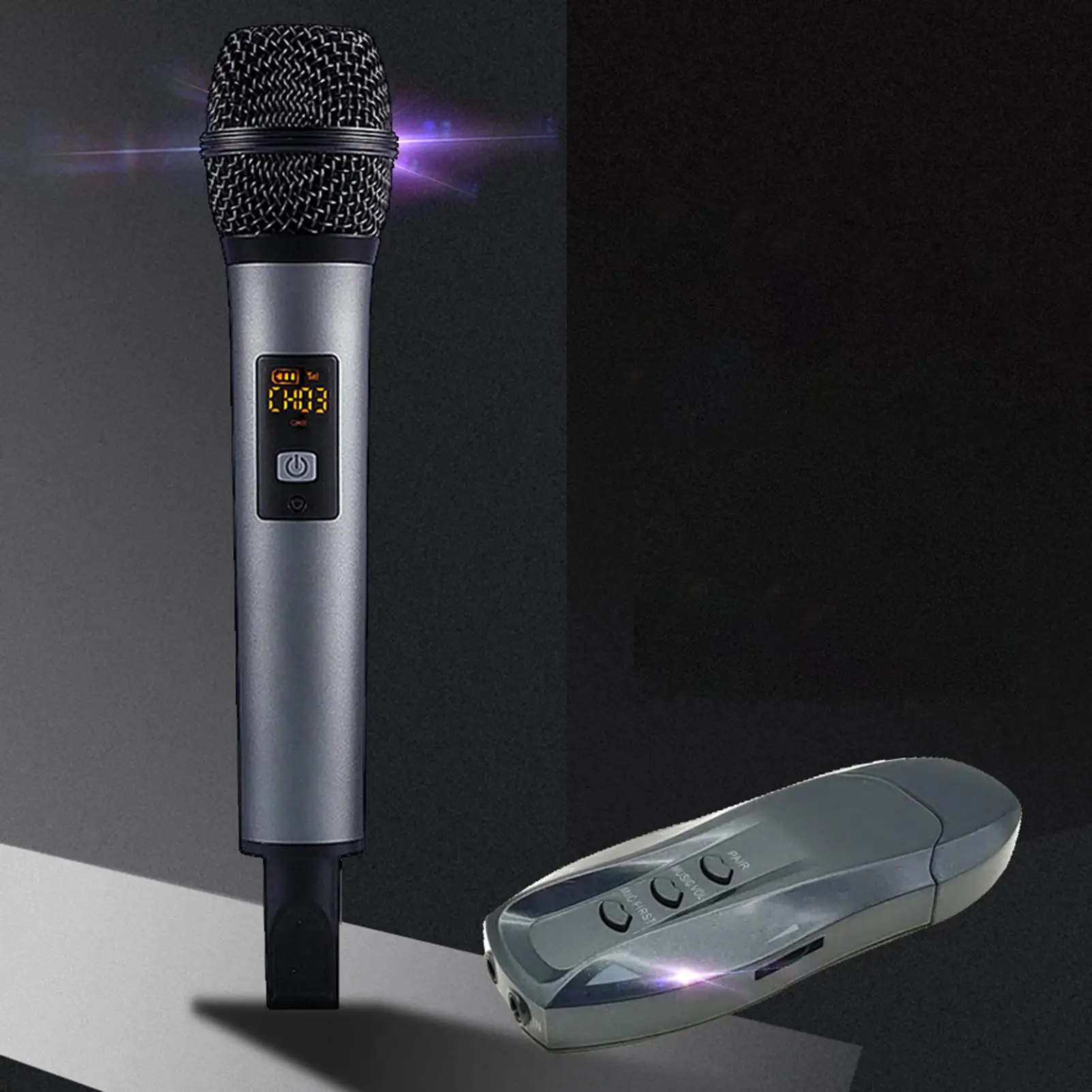 K18V Profesionálne Prenosné USB Bezdrôtová Karaoke Mikrofón Reproduktor Domov KTV pre Prehrávanie Hudby a Spevu, Reproduktor