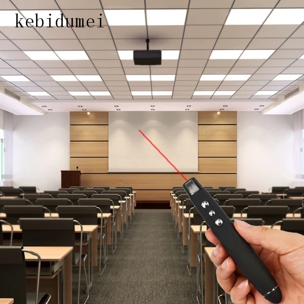 Kebidumei USB Bezdrôtovej Powerpoint Prezentácie RF Diaľkový ovládač PPT Moderátorka Červené Laserové Ukazovátko Pera na Ploche Notebook