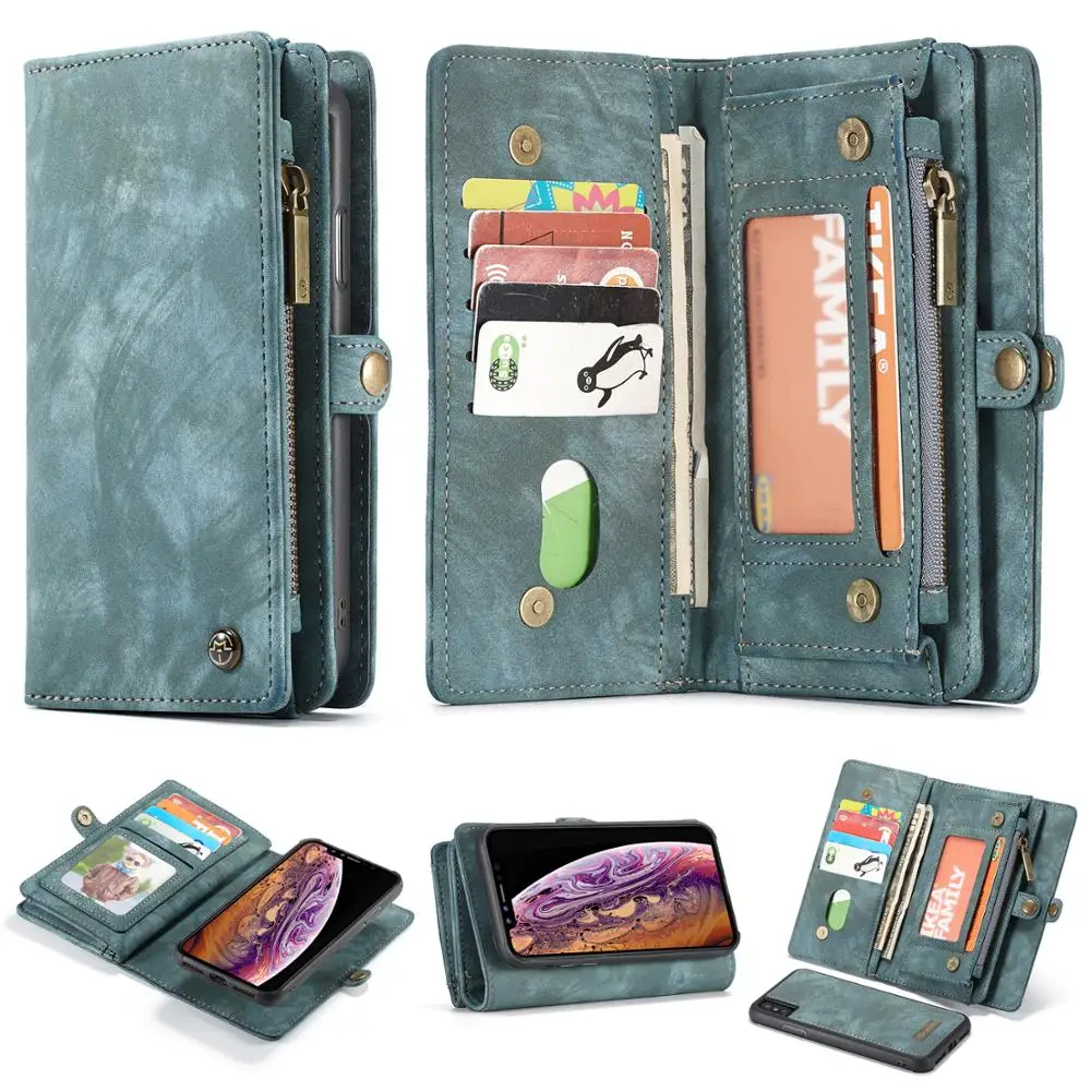 Kožené puzdro pre iphone XS max S multi-function peňaženky karty balík Anti-jeseň anti-scratch ťažké ochrany prípade iphone7