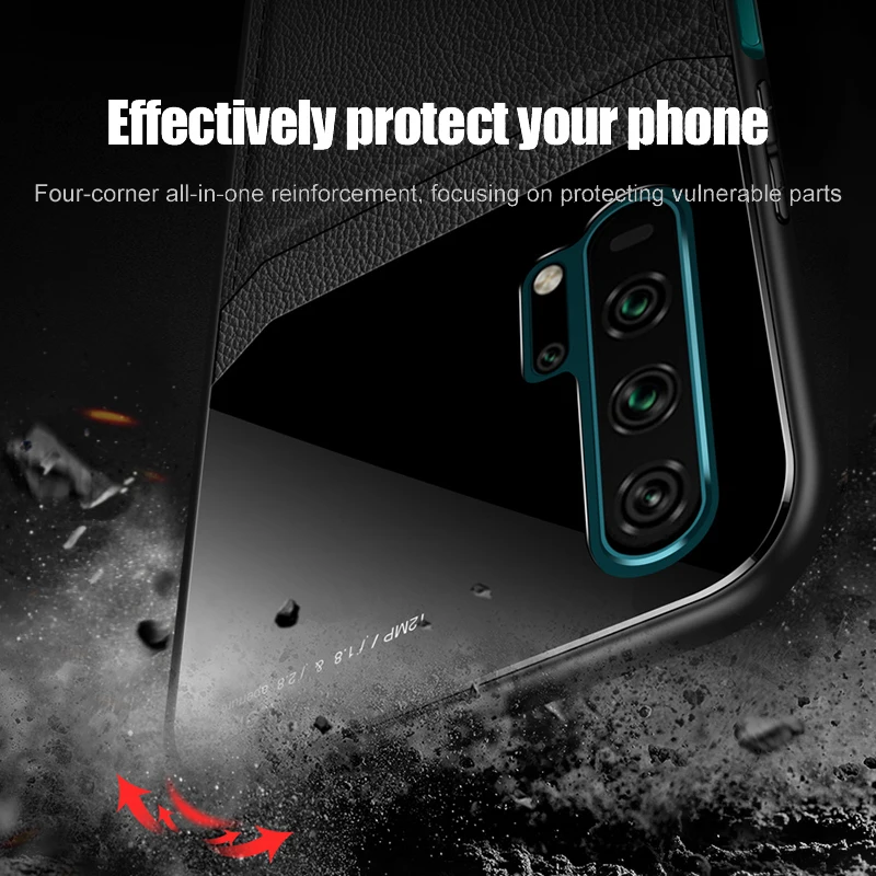 Kožené Zrkadlo Prípade huawei p30 pro p20 p smart smart2019 svetlo 2017 sklenený Kryt coque Shockproof telefón Luxusné roztomilý prípade