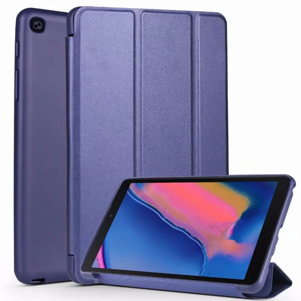 Kryt Stojan Fashon trojnásobne TPU Tablet Ochranný obal pre Samsung Galaxy Tab Pokožky 8.0 Palcový 2019 P200 P205 Prípade Coque+pero