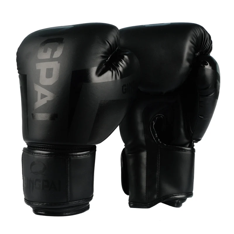 Kvalitné Zlaté dospelých kick box rukavice muay thai luva de kolónka Školenia boj muži ženy boxerské rukavice Ukotvenia MMA glove