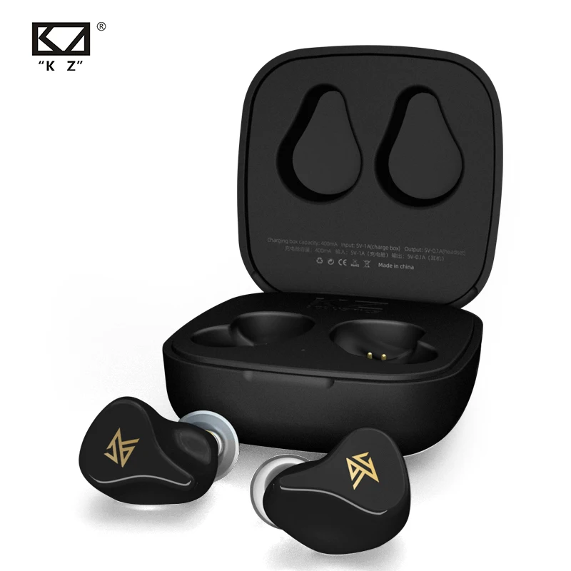 KZ Z1 TWS Bluetooth 5.0 Dual magnetické Slúchadlá 1DD Dynamické Slúchadlá Touch Ovládania Potlačením Hluku Športové Headset KZ S1