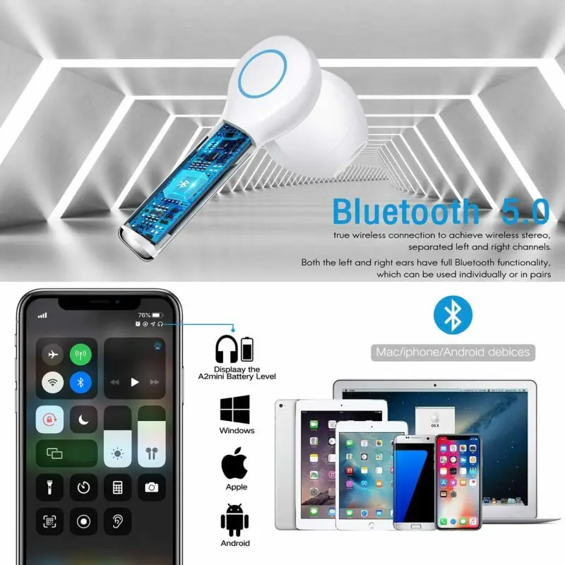 L31 TWS Bluetooth Slúchadlá S Mikrofónom Do Uší Bezdrôtové Slúchadlá Pre Smartphone Redmi Xiao Iphone Earpods Micro zátkové chrániče sluchu