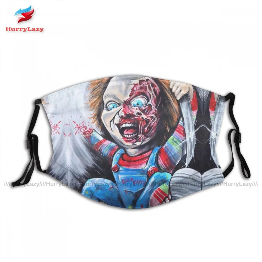 Lacné Dýchanie Chucky Masku Na Tvár Zábavné Handričkou Unisex Úst Pleťové Masky S Filtrami