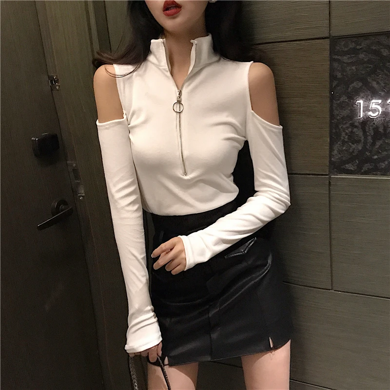 Lacné, veľkoobchod 2019 nové jeseň zima Hot predaj dámskej módy bežné tričko lady krásne pekné Topy BC73