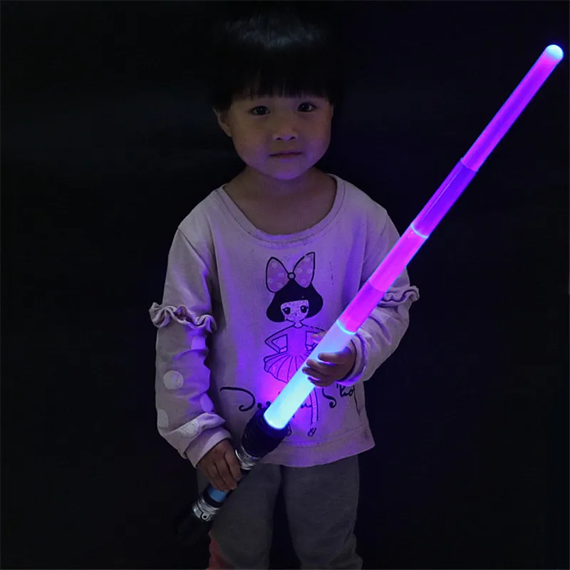 Laserový Meč Lightsaber Cosplay Prop Saber rozsvieti LED Zvuk Detí Vonku Svetelný Lightsaber Hračky Chlapec Blikajúce Darček