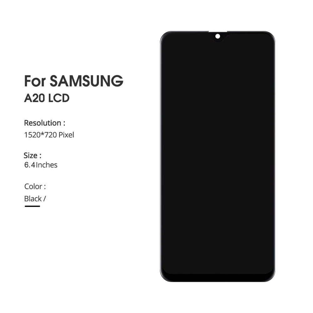 LCD Samsung Galaxy A20 A205 SM-A205F displej lcd displej Digitalizátorom. Montáž
