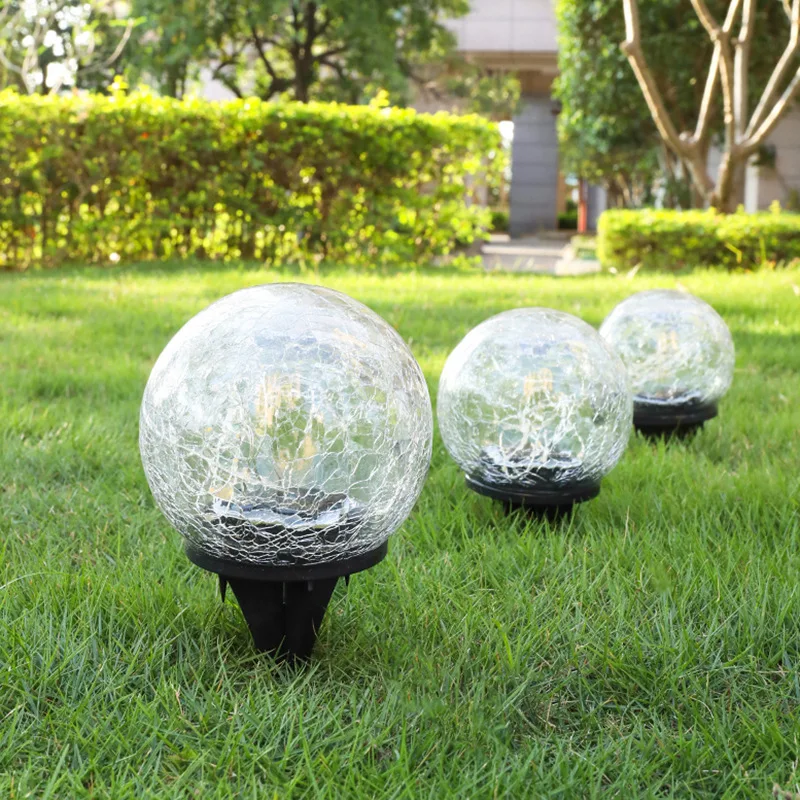 LED Solárne Svetlo Vonkajšie Nepremokavé Glass Global Trávnik Lampa Záhradu, Nádvorie Cestnej Vianočné Dekorácie Slnečné Svetlo