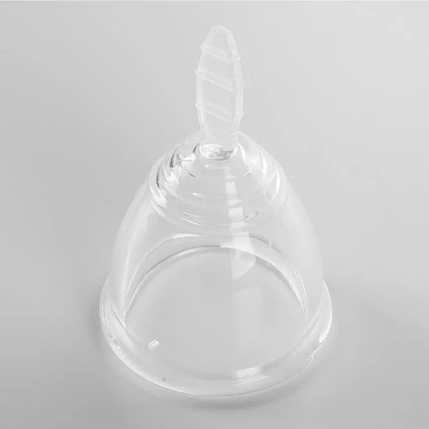 Lekárskeho Silikónu Menštruačný kalíšok Transparentné na intímnu Hygienu Pohár výmena hygienických obrúsok Menštruačný kalíšok s Plátené tašky
