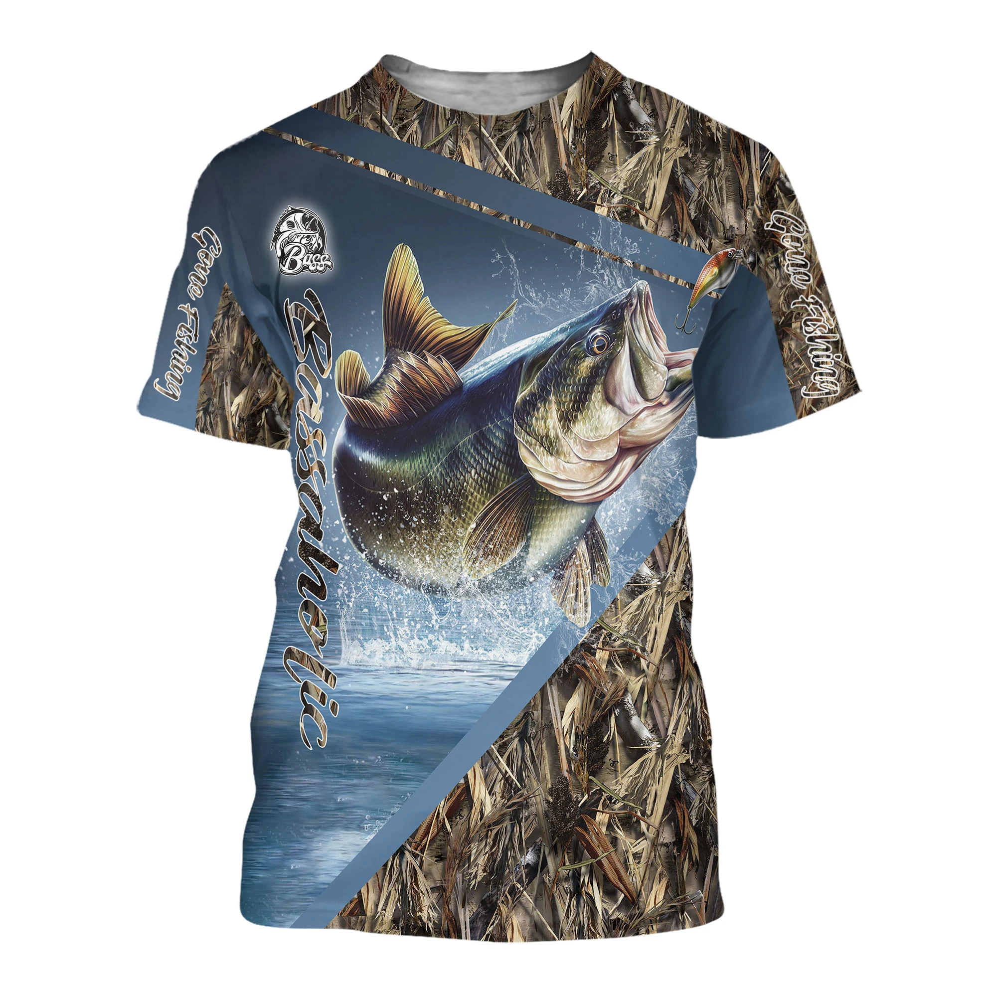 Letné Mužov tričko 3D Rybárske Pstruh potočný Vytlačené T-Shirts Harajuku Bežné krátke Sleeve Tee tričká Unisex Pohode t-shirt QDY003