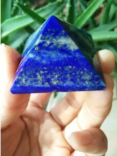 Liečivé prírodné lapis lazuli kremeň pyramída