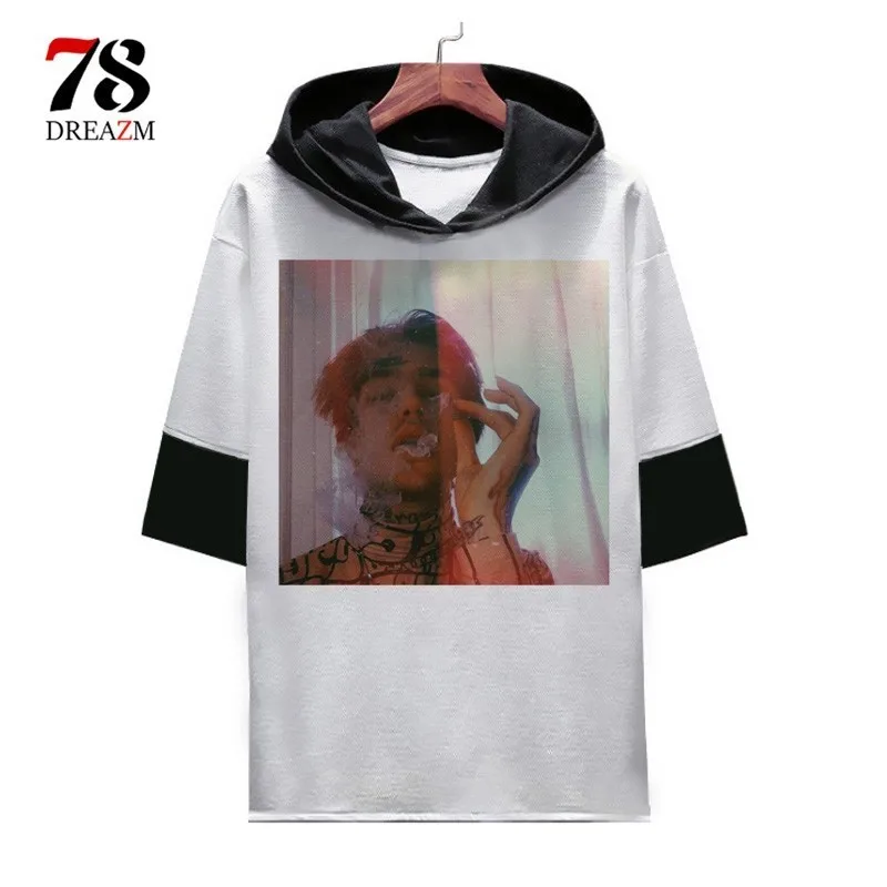 Lil Peep T Shirt mužov Hip hop tričko Cool Rapper t-shirt hellboy tričko muži/ženy Rap Grafický hornej tee košele módne nadrozmerné