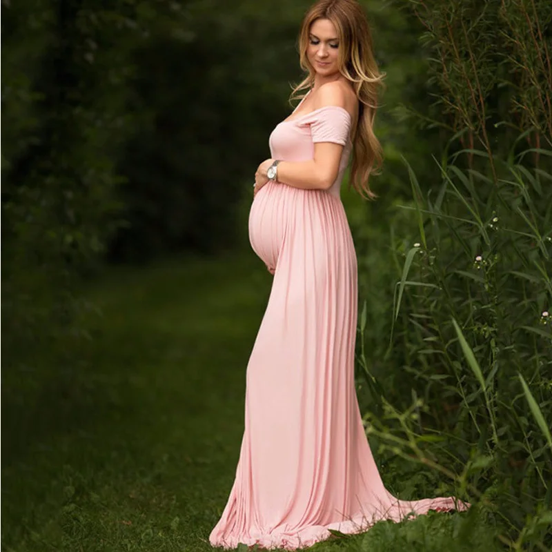 LZH Materskej Oblečenie 2020 Materskej Krátky Rukáv uzáver Šifón Šaty Pre Fotografiu Strieľať Tehotné Ženy Fotografia Foto Šaty