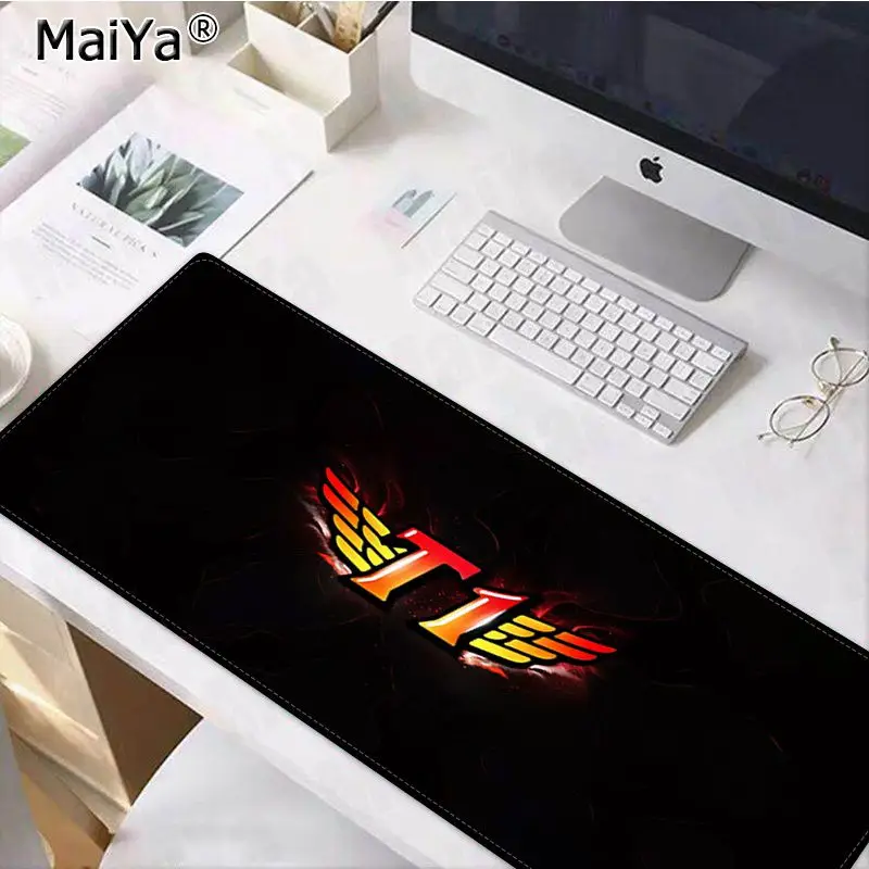 Maiya skt t1 Prírodného Kaučuku Gaming mousepad Stôl Mat Rýchlosť a Kontrolu Verzia Veľké Herné Podložka pod Myš
