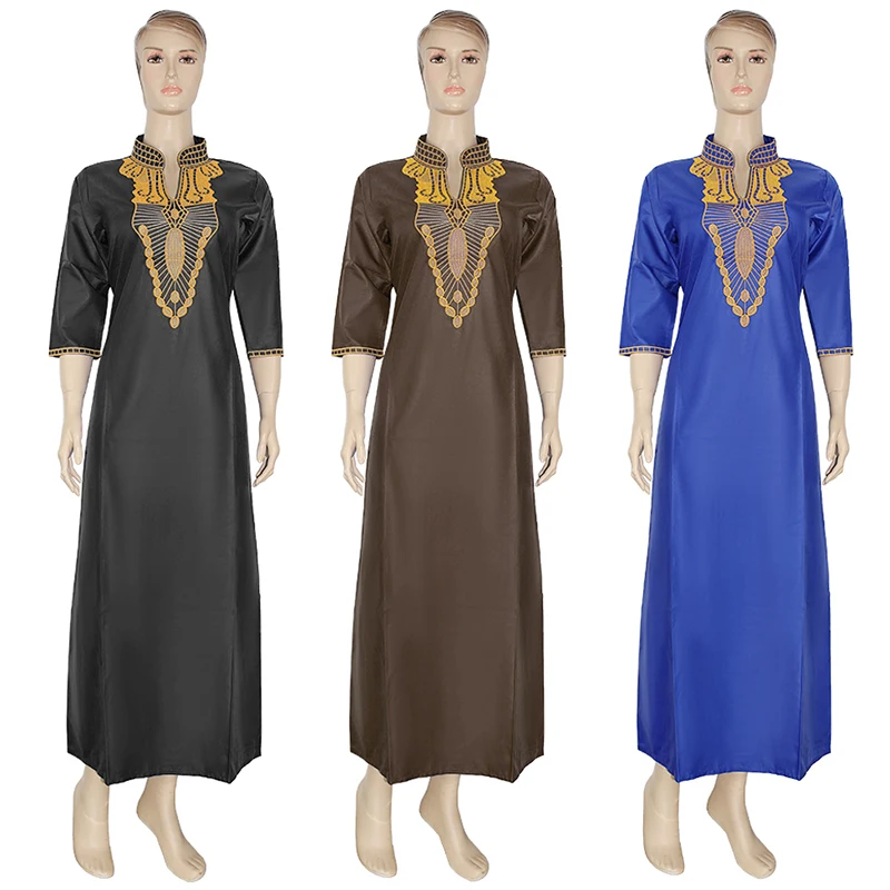 MD Plus Veľkosť Lady Oblečenie Afriky Dashiki Výšivky Šaty Pre Ženy Boubou Tradičné Svadobné Dlhé Šaty, vestido mujer S2622