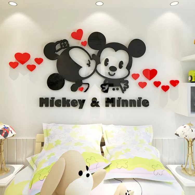 Mikey a Minnie Cartoon Diy Crystal Mozaiky Stenu, Nálepky, Výšivky, Výšivky Hanidcraft Vyšívanie pre život dekor
