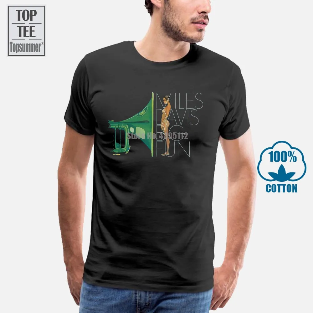 Miles Davis T Shirt Čierna Retro Unisex Jazzovú Hudbu Umelec Kapela Tee Košele 4 146 Bežné Krátky Rukáv T Shirt Novinka