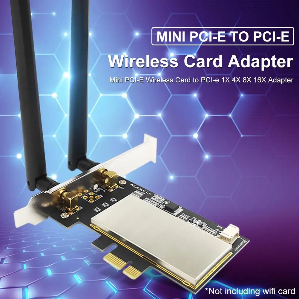 Mini PCIE Pre PCIE Karty WiFi, AC Bezdrôtovej Sieťovej Karty Adaptéra Pre PC Desktop BCM94352 7260AC AR5B22
