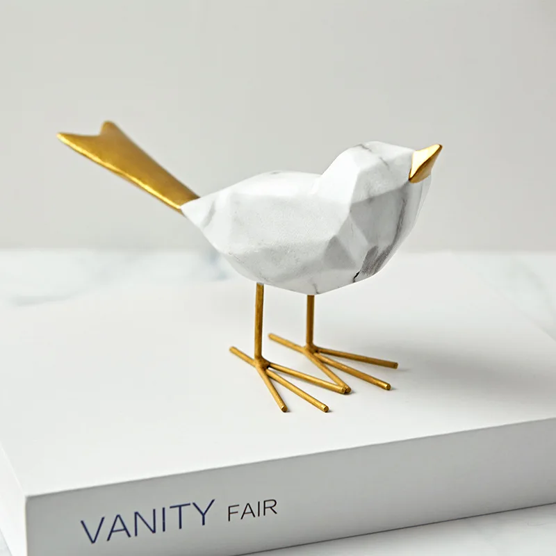 Minimalizmus Živice Vtákov biele abstraktné geometrické zvierat nábytok kuchyňa, jedáleň, obývacia izba, spálňa dekorácie darček YWDY32