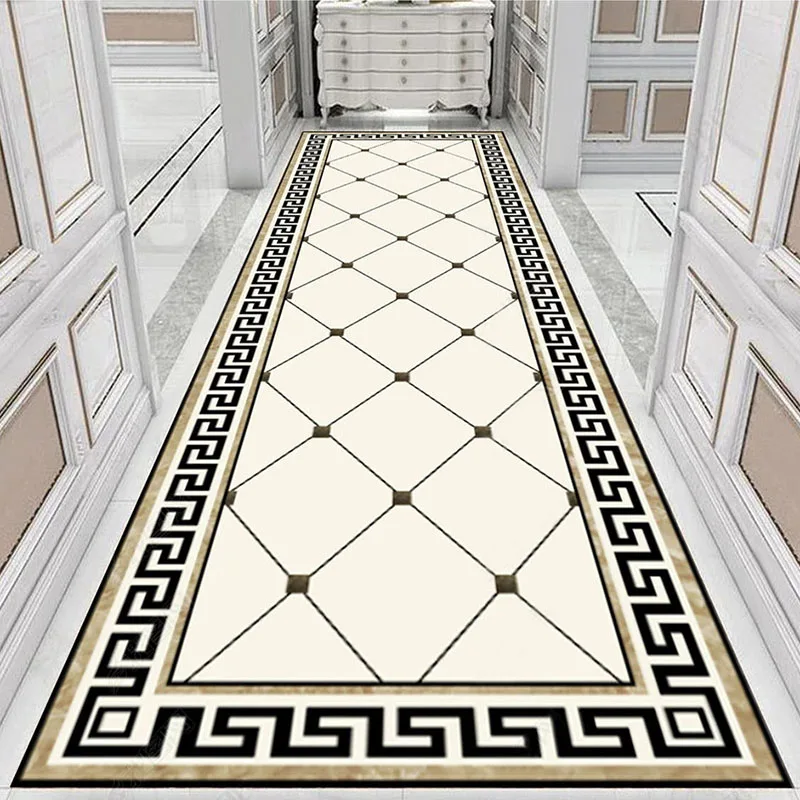 Moderné Geometrické Poschodí nástennú maľbu, Tapety Obývacia Izba Hotel HD Koridoru Uličkou Mramorové Podlahy nástenná maľba PVC Nepremokavé 3D Obklady Nálepky