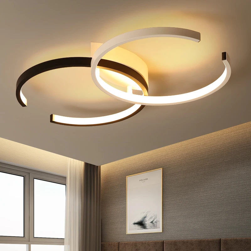 Moderné LED Stropné svetlá obývacia izba lampy Nordic lesk, spálne, Stropné osvetlenie, Lampy, interiérové svietidlá, Deti miestnosti svietidiel
