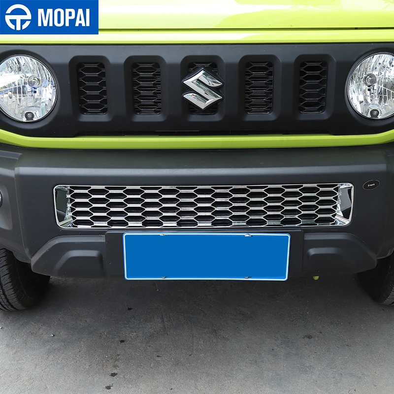 MOPAI Styling Líšt Auto Predný Nárazník Mriežka Grily Dekorácie Kryt Nálepky na Suzuki Jimny 2019-2020 Vonkajšie Príslušenstvo