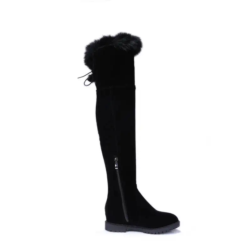 MORAZORA 2020 nový príchod stehna vysoká nad kolená, topánky ženy pevných farieb zimné čižmy zip+čipky módne topánky žena