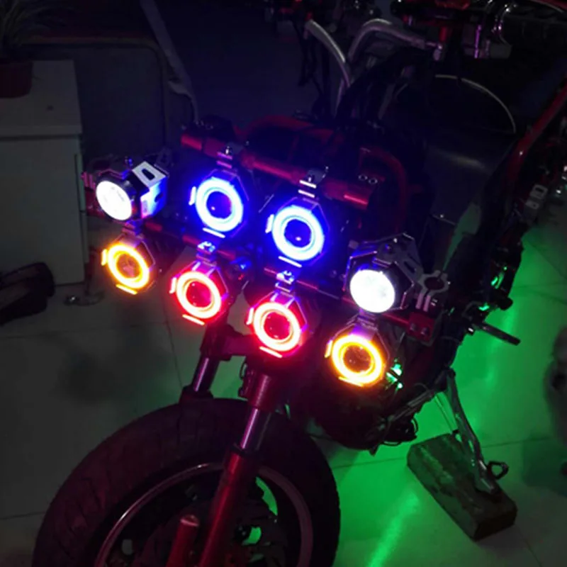 Motocykel Svetlometu 12v 125w LED hmlové svietidlo Moto svetlomet auto pomocné práce svetlá motorky reflektory nepremokavé vedúci svetlo