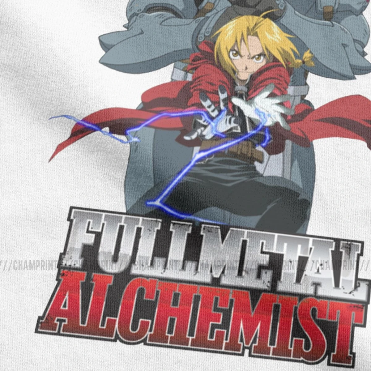 Muži Fullmetal Alchemist Je Elric Bros, T Košele Bratstva Pride Anime Edward Elric Oblečenie Zábava Tee Tričko Plus Veľkosť Trička