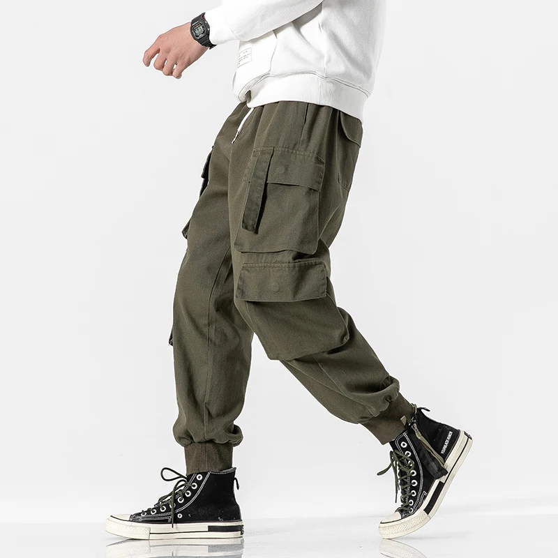 Muži Joggers Tepláky 2021 Bežné Streetwear Mužov Joggers Nohavice Oblečenie Vysokej Kvality Hip Hop Hárem Nohavice Mužov