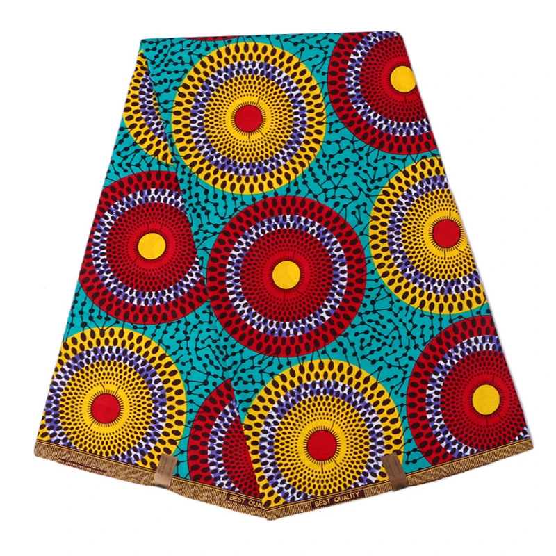 Mäkké Bavlnené Afrike Textílie Ankara Vytlačí Patchwork Tissu Reálne Vosk Pagne Šitie Šaty Plavidlá DIY Príslušenstvo Afriky Loincloth