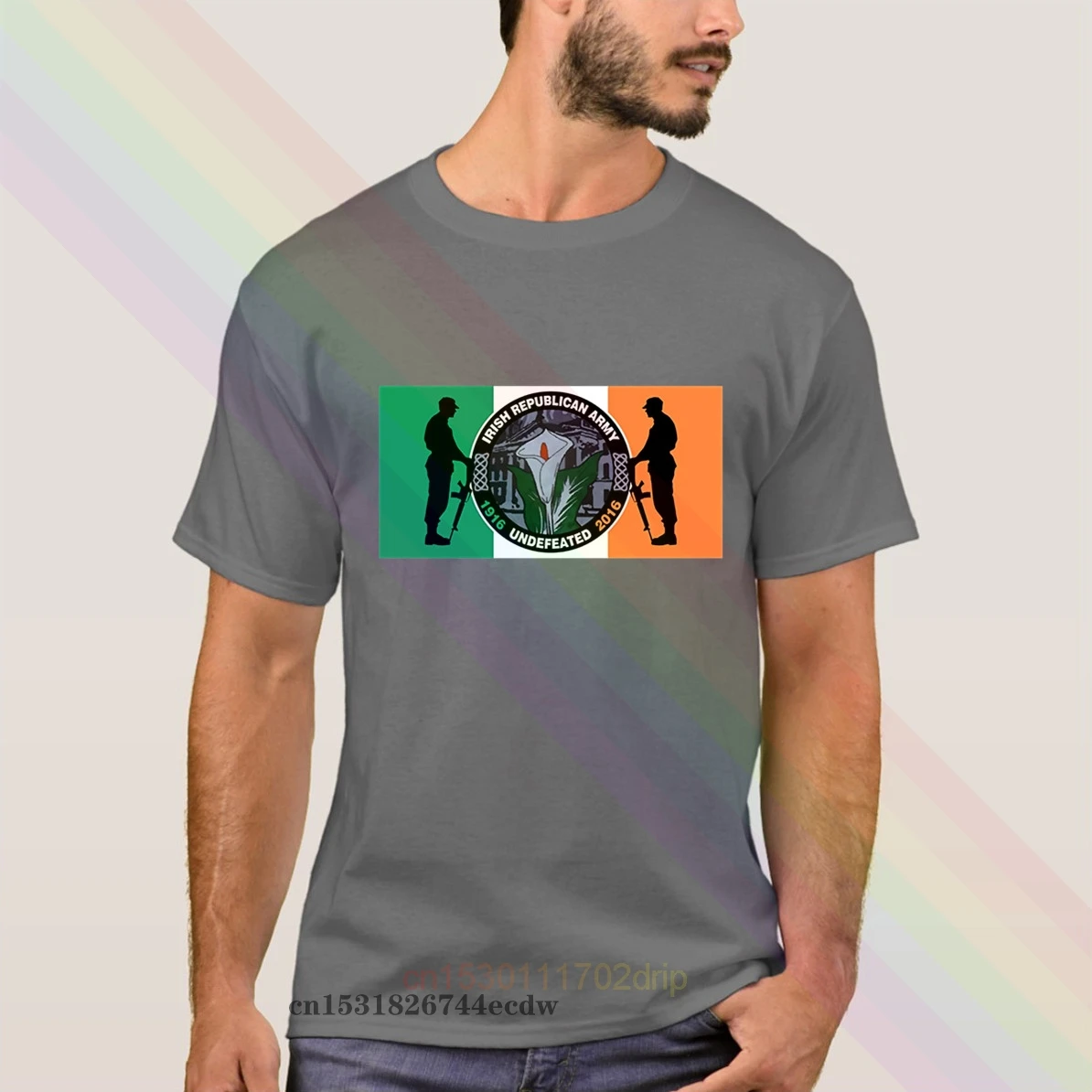 Najnovšie 2020 Lete Írskej Republikánskej Armády Nezdolaný Veľkonočné Rastúce Vlajky Logo Bavlna Bežné Tričko Homme Topy, Tričká S-4XL