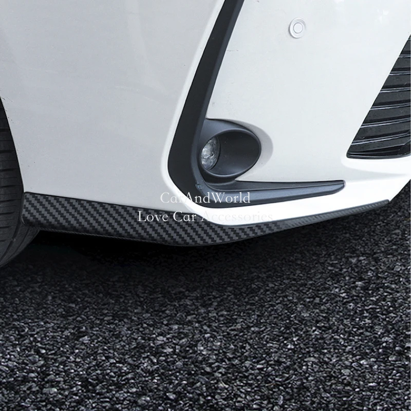 Nerezový Predný Roh Trim Nárazníka Dekoratívny Kryt pre Toyota Corolla 2019 2020 Auto Vonkajšie Lisovanie Príslušenstvo
