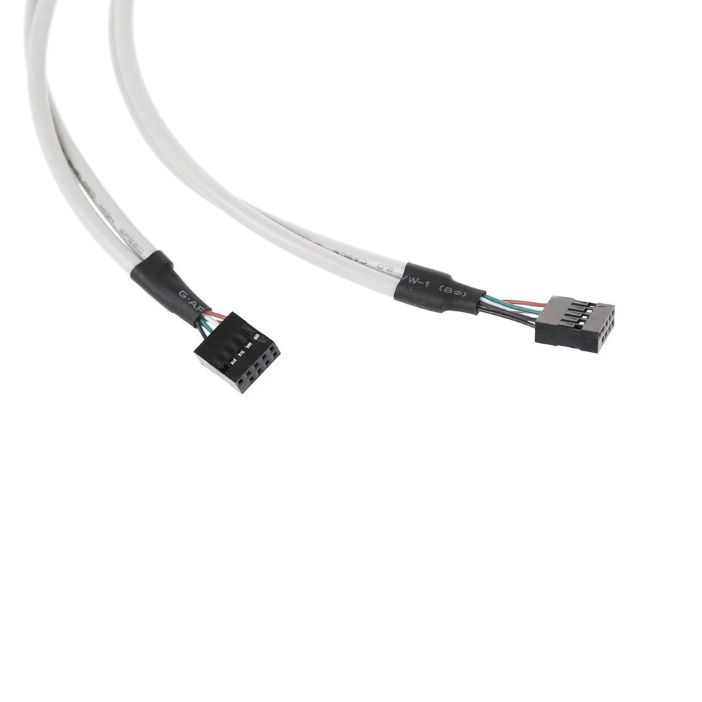 New Horúce USB 2.0 4 Port Zadný Panel PCI Držiak na Dual 9-Pin Doske Hlavičky Kábel