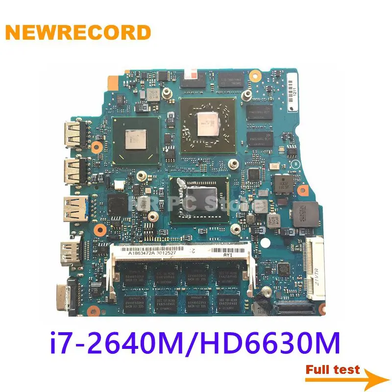 NEWRECORD Pre MBX-237 A1863472A SONY VPCSE 15.6 palcový Notebook Doska S i7-2640M CPU 4 gb RAM HD6630M 1GB GPU HM67