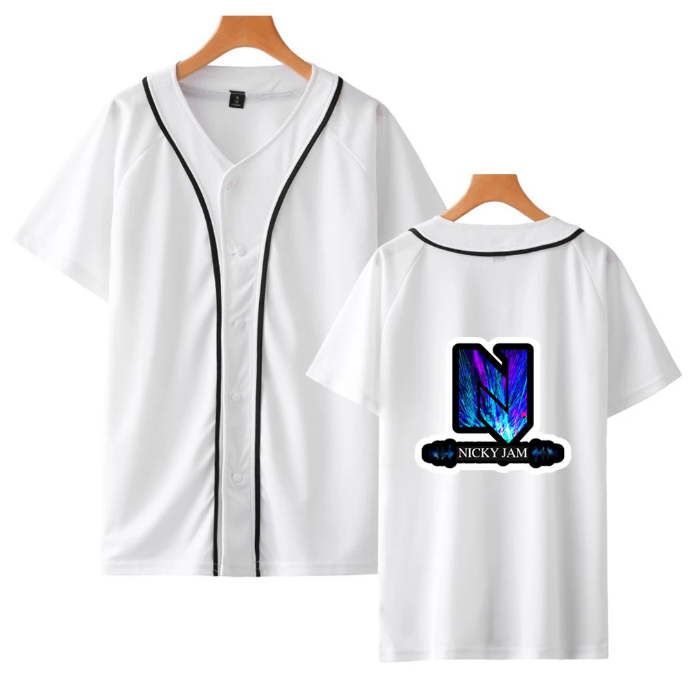Nicky jam Módne Vytlačí Baseball T-shirts Ženy/Muži Letné Krátke Rukáv Tričko 2020 Hot Predaj Bežné Streetwear Oblečenie