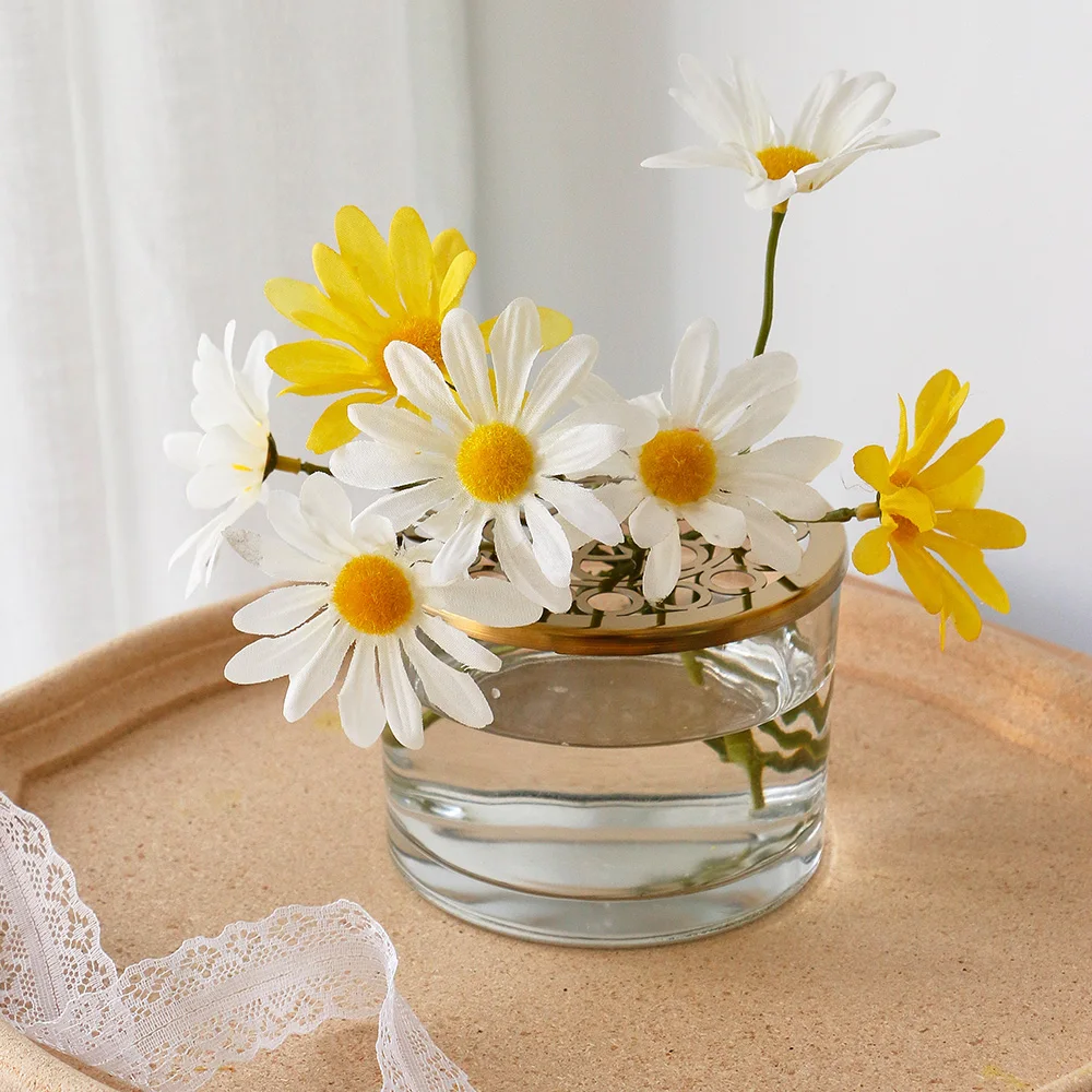 Nordic výzdoba domov Transparentné Hydroponické Sušené kvety, vázy okuliare rastlín Vázy dekoratér kalíšok obývacia izba Terária