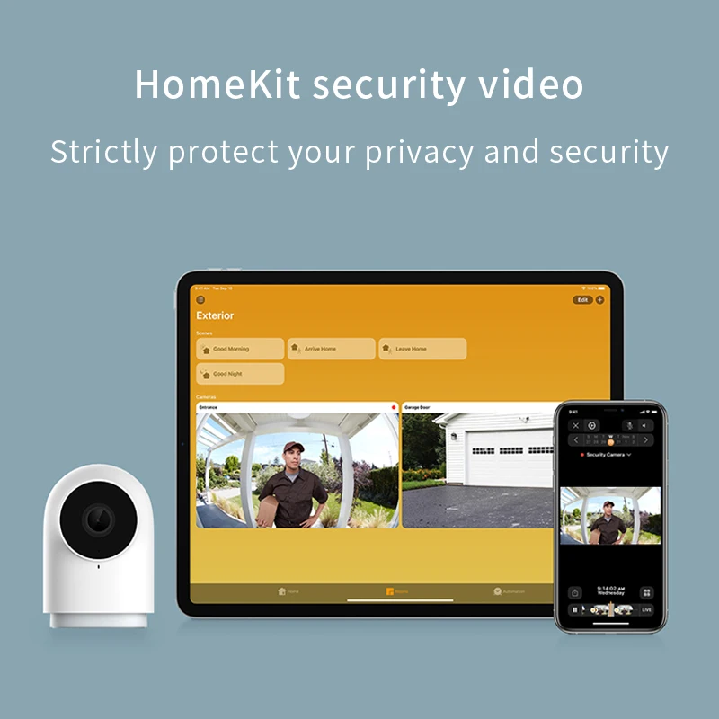 NOVÉ Aqara G2H Smart Kamera 1080P Nočné Videnie Bránou Edition Zigbee Wifi Home Security Kamera Podpora Apple APP HomeKit