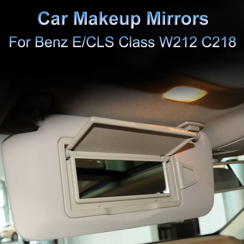 Nové Auto, Interiér slnečník Clonu make-up, Kozmetické Zrkadlo Pokrytie Pre Mercedes Benz E/CLS Triedy W212 C218 E200 E260 E300 Vľavo, Vpravo