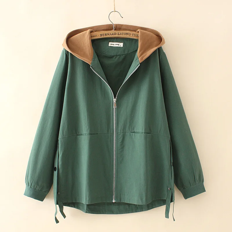 Nové dámske jesenné zimné plus veľkosť hoodie bunda pre ženy veľké príležitostné voľné dlhý rukáv, zelená, červená zips kabát 3XL 4XL 5XL 6XL