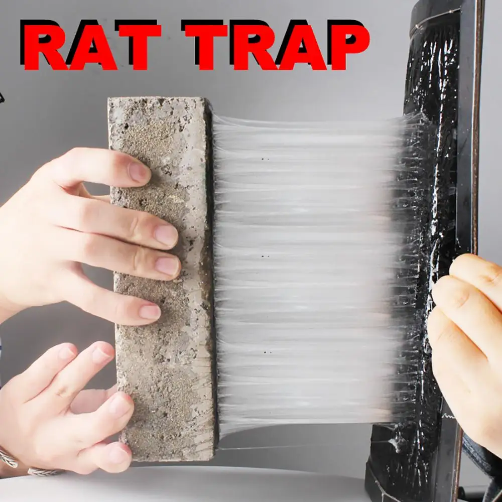 NOVÉ Neviditeľná Lepiaca Myši Lepidlo Rada Vrah Rat Trap Arašidové Vôňa Black pasca na myši