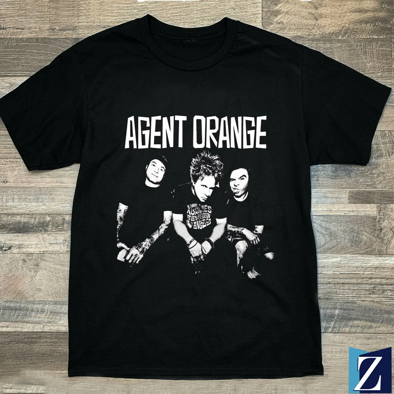 Nové Tričko Agent Orange Americká Punk Rocková Kapela Logo Čierne Tričko Veľkosť S 3Xl
