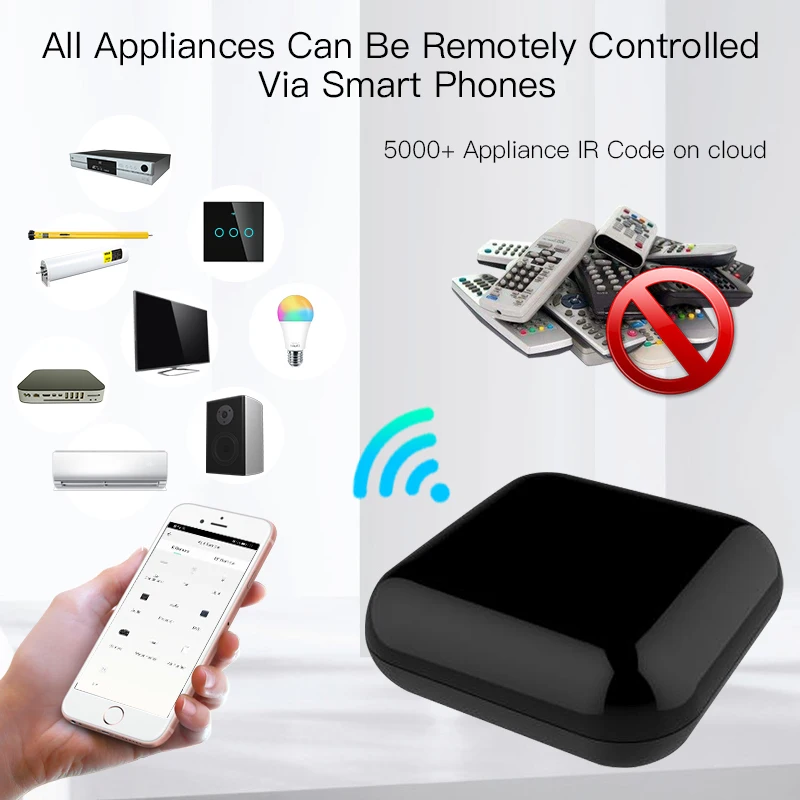 Nové Wifi Bezdrôtový RF+IR Diaľkové ovládanie Tuya APLIKÁCIE Smart Home Automation Hlasové Ovládanie Práce s Alexa Domovská stránka Google Asistent