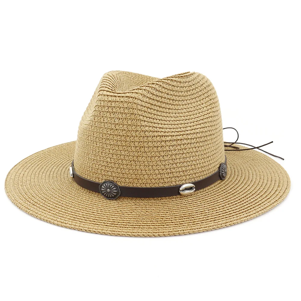 Nový muž British vietor, slnko klobúk letný klobúk osobné jazz slamený klobúk slnko čiapky pre mužov HA86