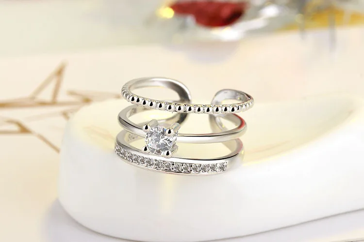 Nový Príchod 925 Sterling Silver Troch Retro Prstene Pre Ženy, Šperky, Módne Otvorte Nastaviteľné Prst Prsteň Doprava Zadarmo