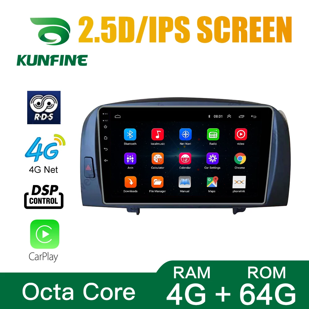 Octa-Core Android 10.0 Auto DVD Prehrávač, GPS Navigáciu Ústrojenstva Auto Stereo pre HYUNDAI Sonata 2004 2005 2006 2007 2008 2009 rádio