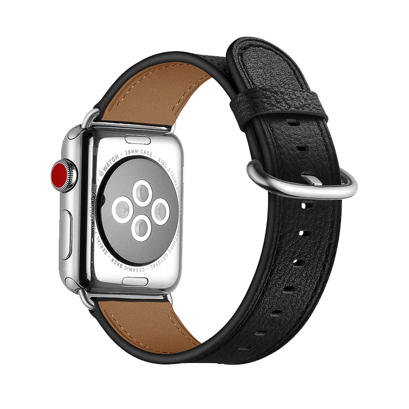 Originálny Kožený remienok pulseira pre apple hodinky pásmo 5 6 44 mm 40 mm 42mm 38 mm Príslušenstvo watchband pre iwatch wristbelt 6/5/4/3/2