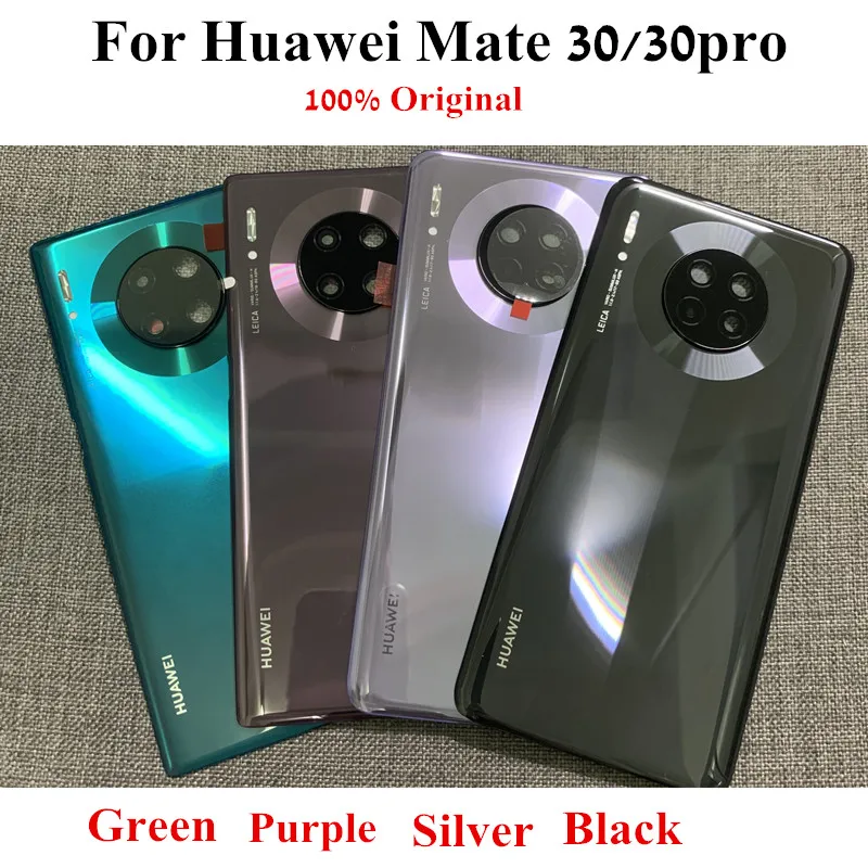 Originálny kryt batérie Pre Huawei Mate 30 Mate30 pro LIO-AN00 TAS-AN00 Späť na Bývanie dverí Kryt Zadnej prípade objektív