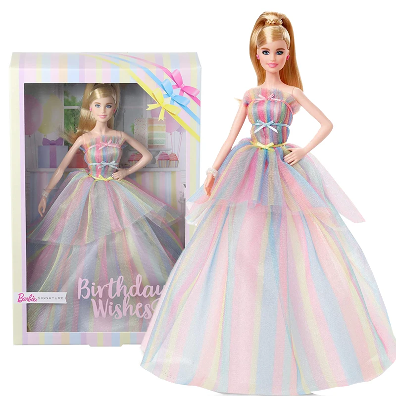 Originálny Podpis Bábiky Výročie Kultový Klasické Hračky pre Dievčatá Limitovaná Módna Kolekcia Bábik Barbie Narodeniny Darček